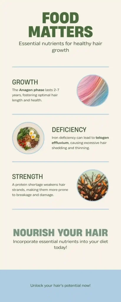 common nutrient deficiencies that slow hair growth