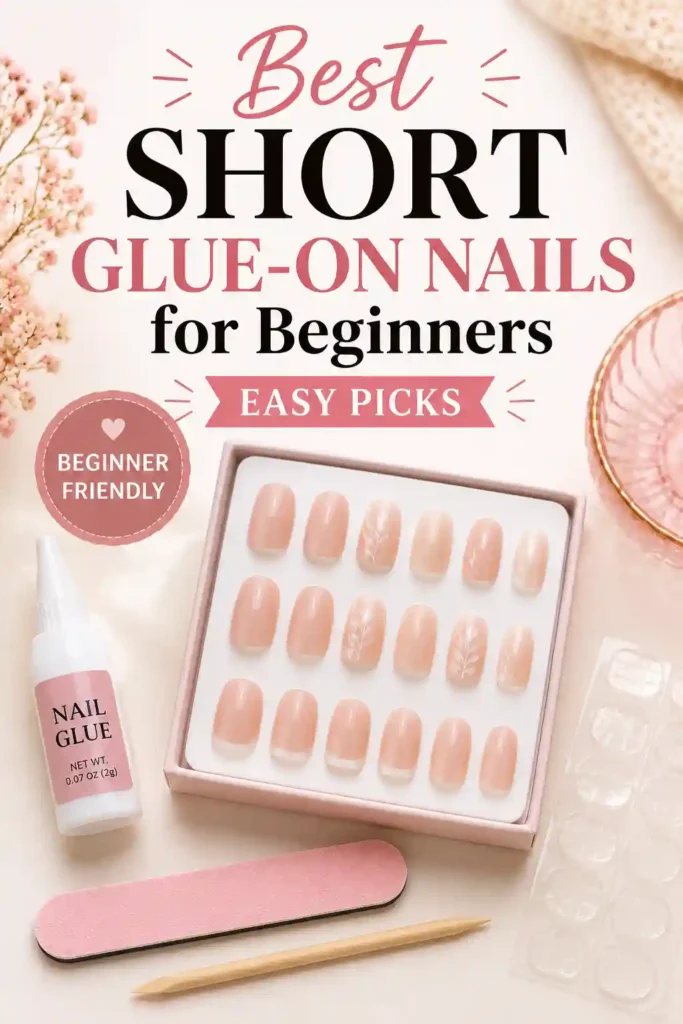 Short Glue-On Nails For Beginners