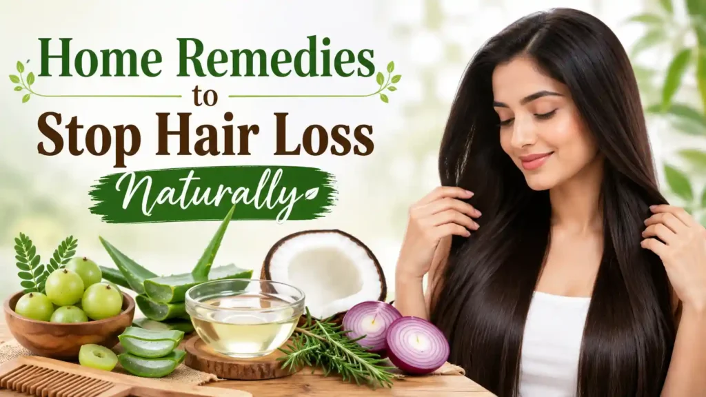 Home Remedies to Stop Hair Loss Naturally