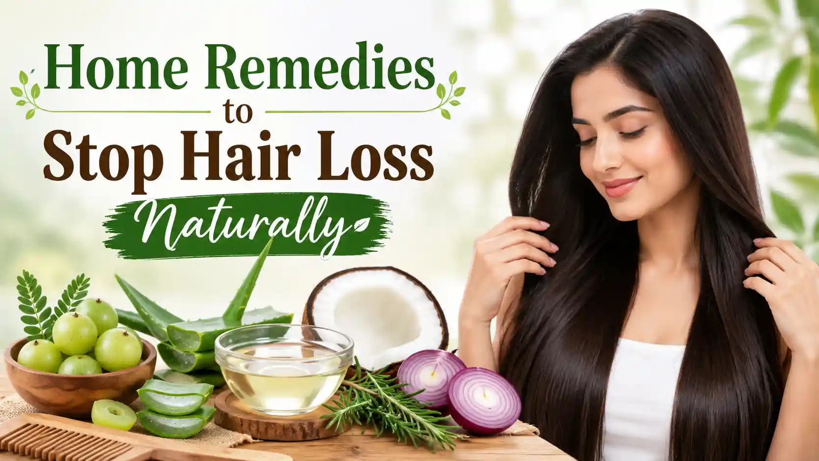 Home Remedies to Stop Hair Loss Naturally
