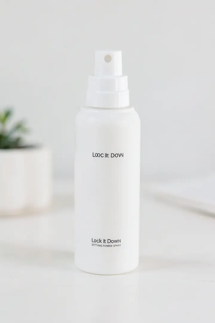 lock it down with setting powder and spray in a
