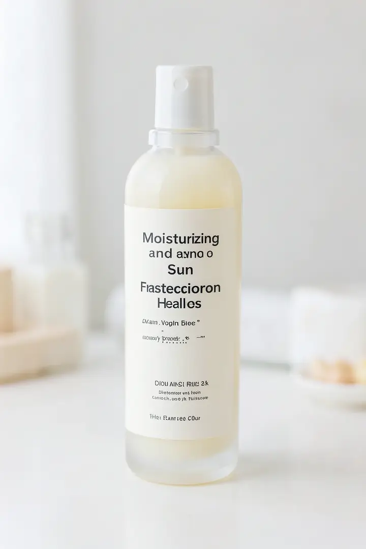 moisturizing and sun protection for faster healing in a clean